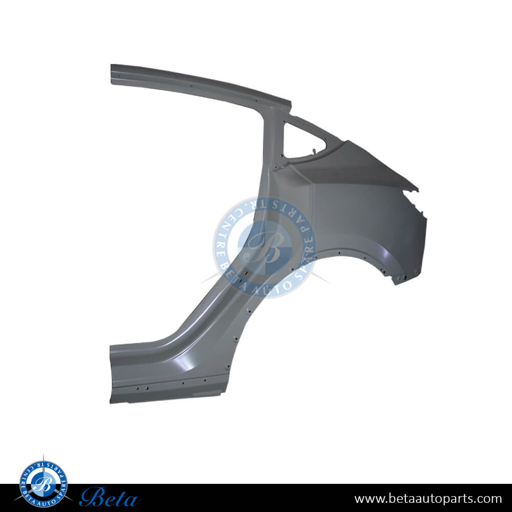 Left Side Rear Fender for Tesla Model Y 2020-Up models, Part Number 1549230-SC-A Left Side Rear Fender for Tesla Model Y 2020-Up models, Part Number 1549230-SC-A